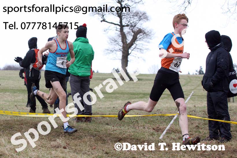 Boys under-15s, 2018 Northern Cross Country Champs., Harewood House, Leeds. Photo: David T. Hewitson/Sports for All Pics